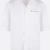 MARNI cotton poplin bowling shirt