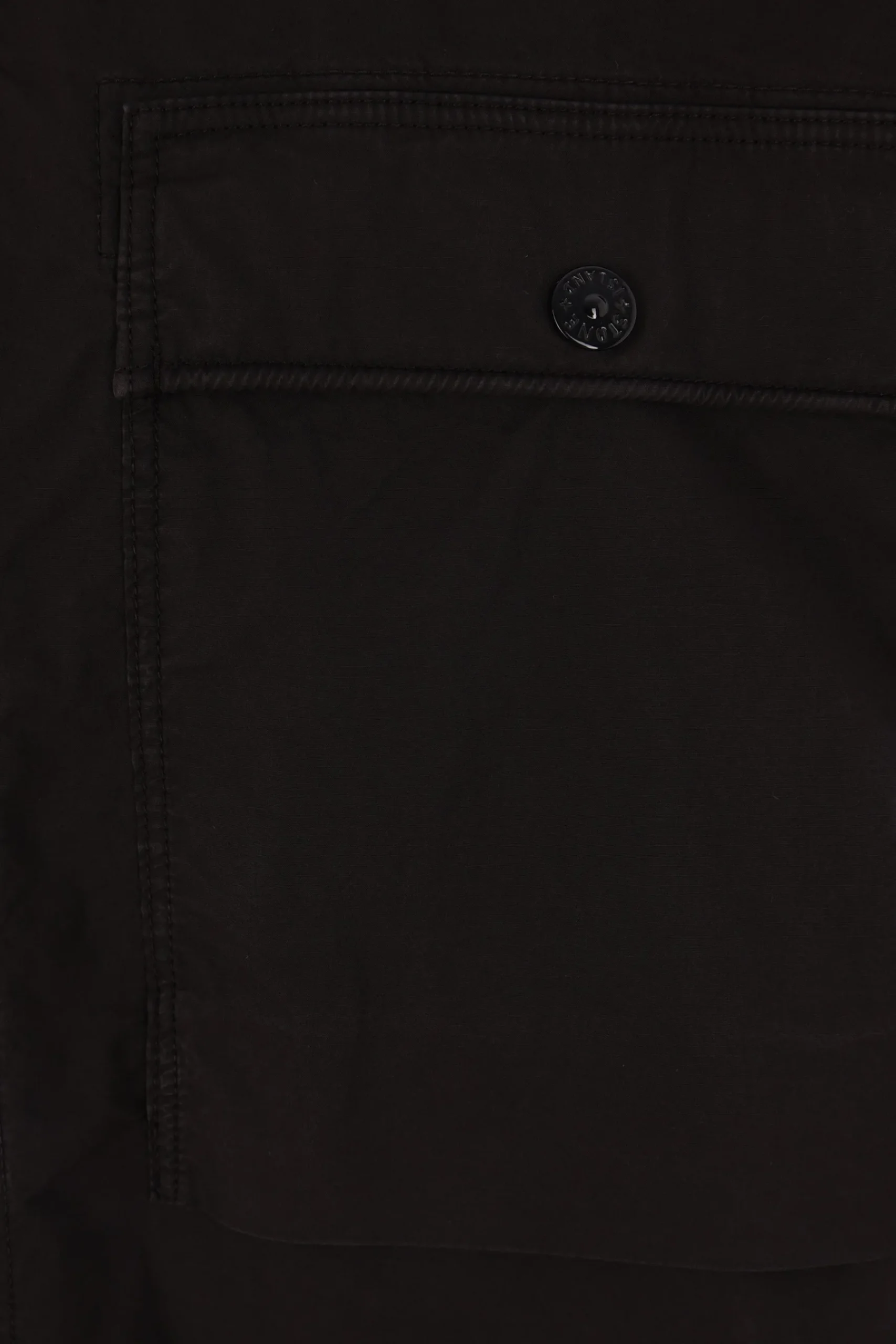 STONE ISLAND cotton shirt with logo badge