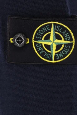 STONE ISLAND cotton sweater with logo badge