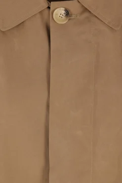 Women SIMONE ROCHA cotton trench coat with Daisy embroidery