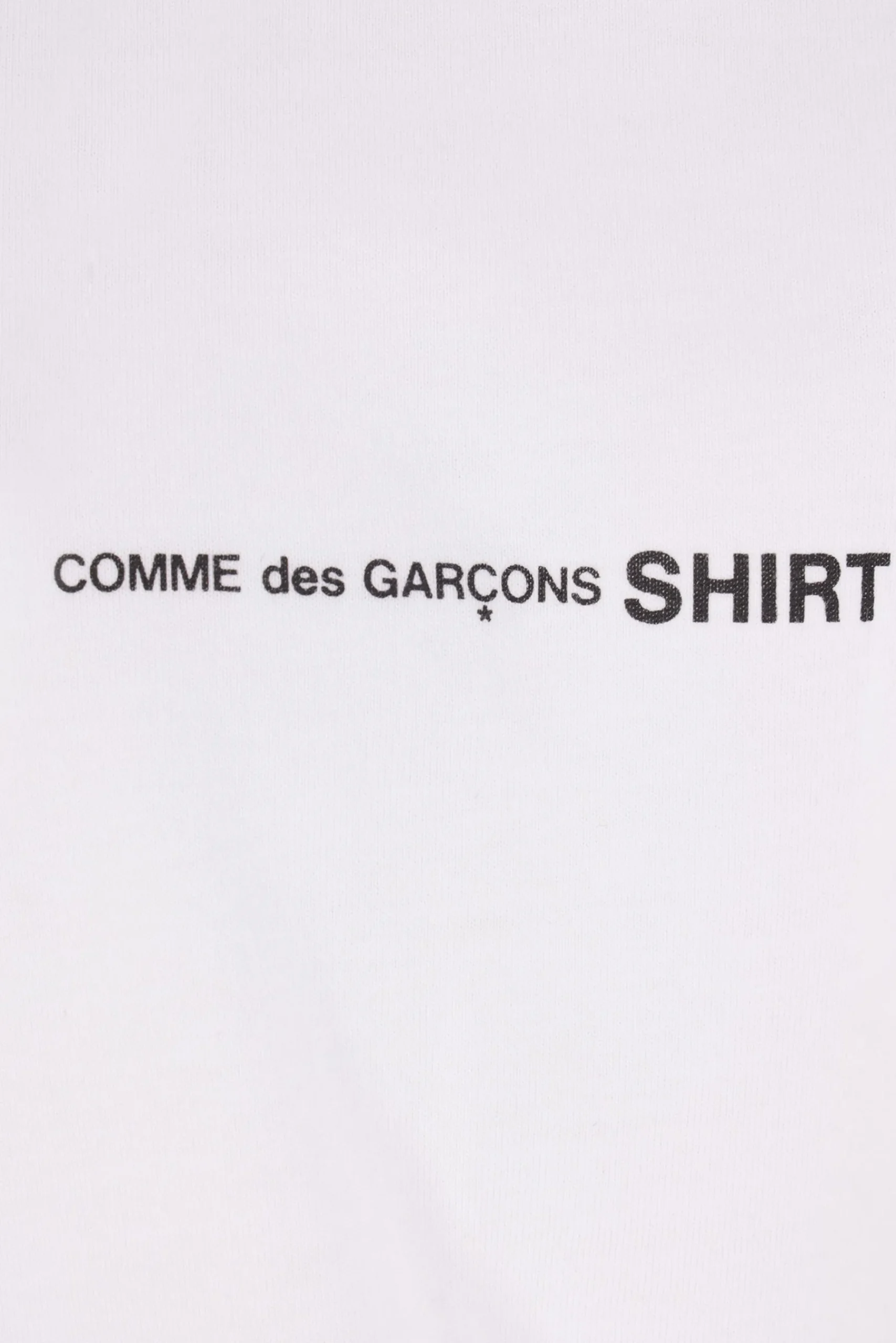 COMME DES GARÇONS SHIRT cotton t-shirt with logo print