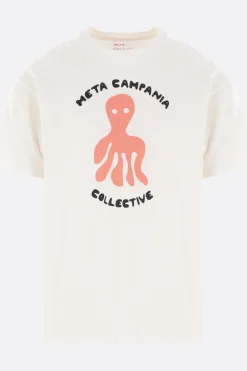 META CAMPANIA COLLECTIVE cotton t-shirt with Peter Octopus print