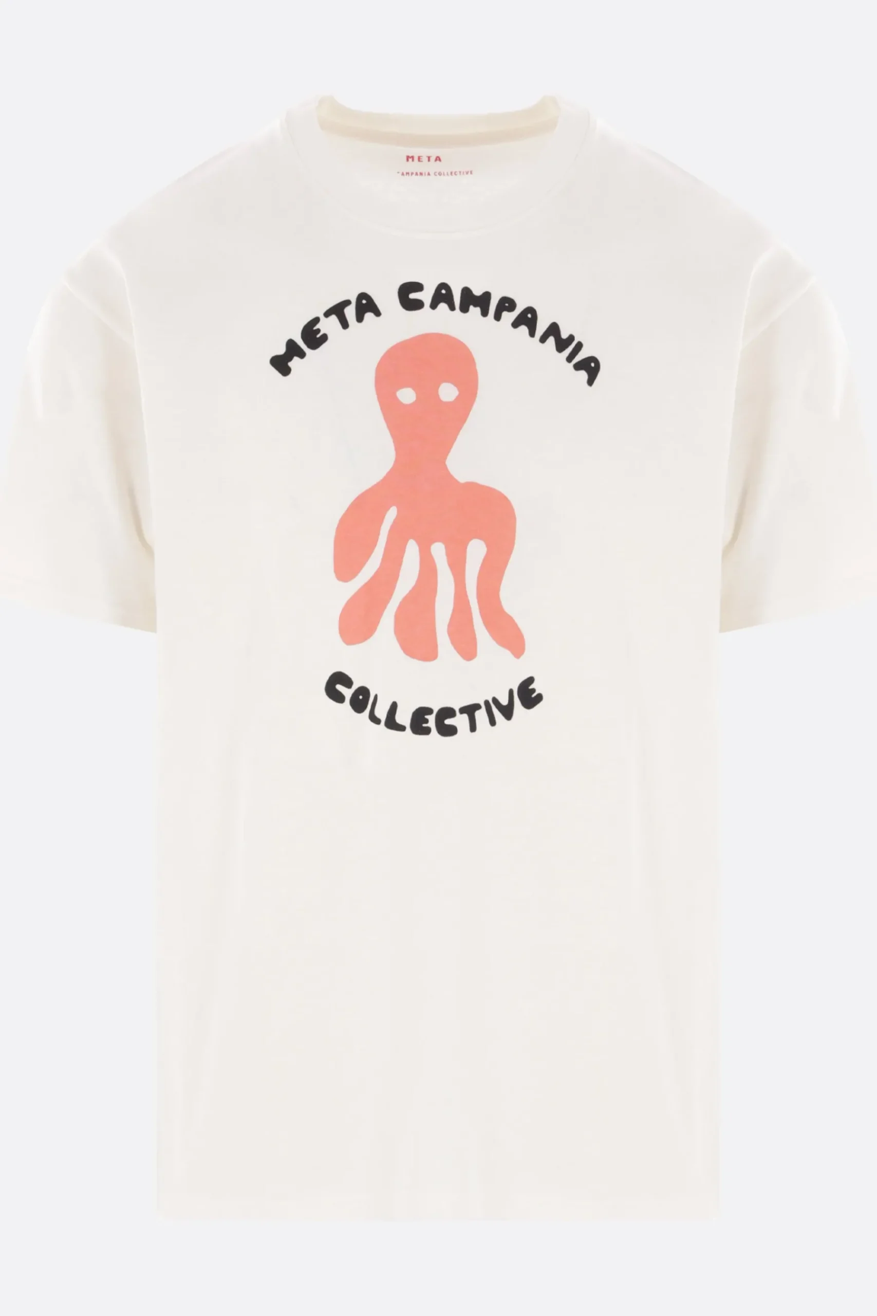 META CAMPANIA COLLECTIVE cotton t-shirt with Peter Octopus print