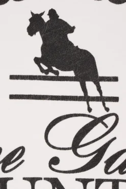 Women VAQUERA Country Club print cotton jersey bodysuit