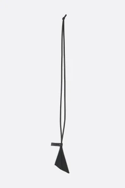 Women DISCORD YOHJI YAMAMOTO Cowbell keychain in smooth leather