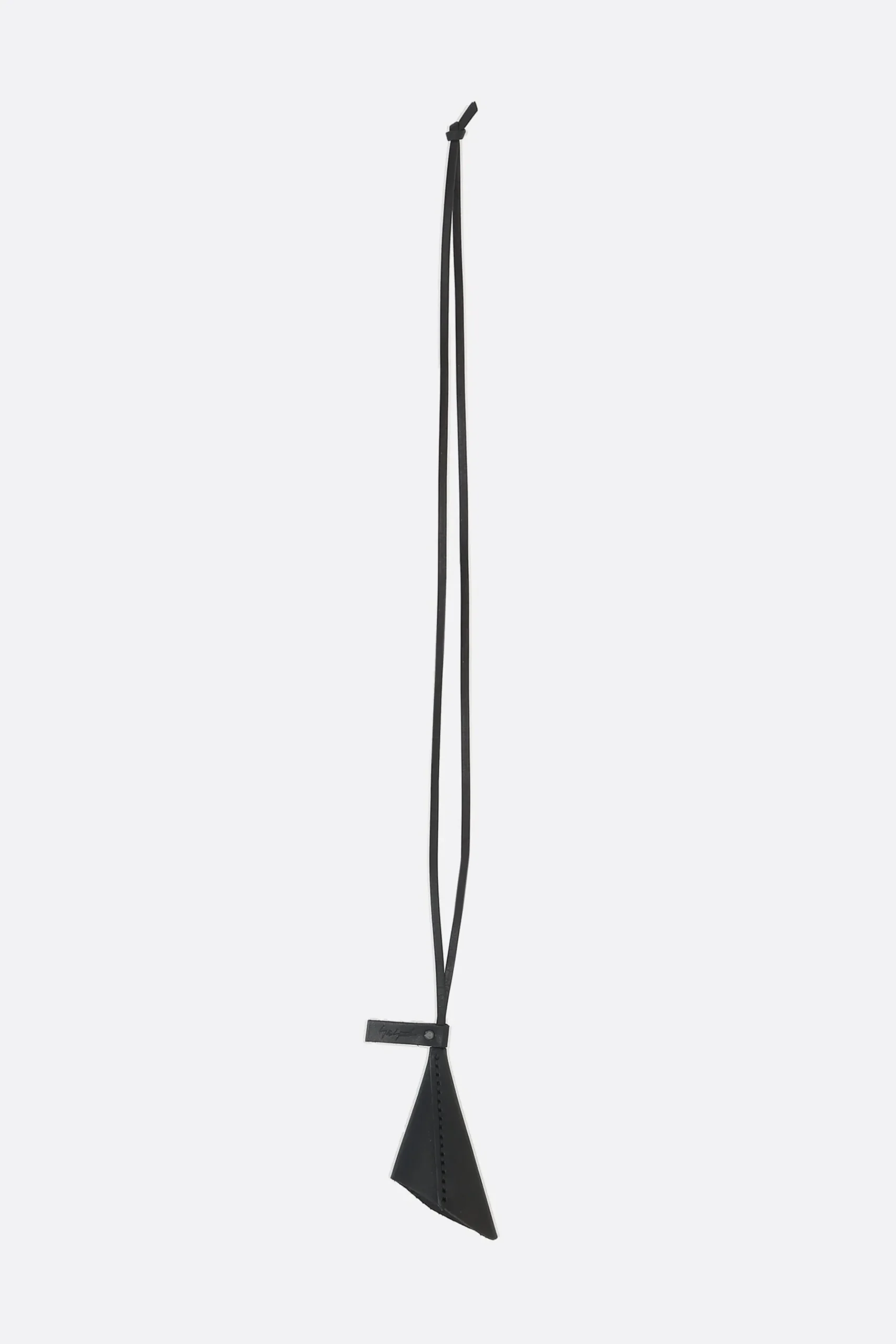Women DISCORD YOHJI YAMAMOTO Cowbell keychain in smooth leather