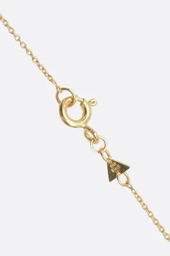Women ALIITA Cowboy Hat necklace in yellow gold