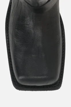 Women ACNE STUDIOS crinkled leather boots
