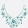 Women UNDERCOVER crochet necklace with beads