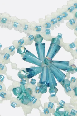 Women UNDERCOVER crochet necklace with beads