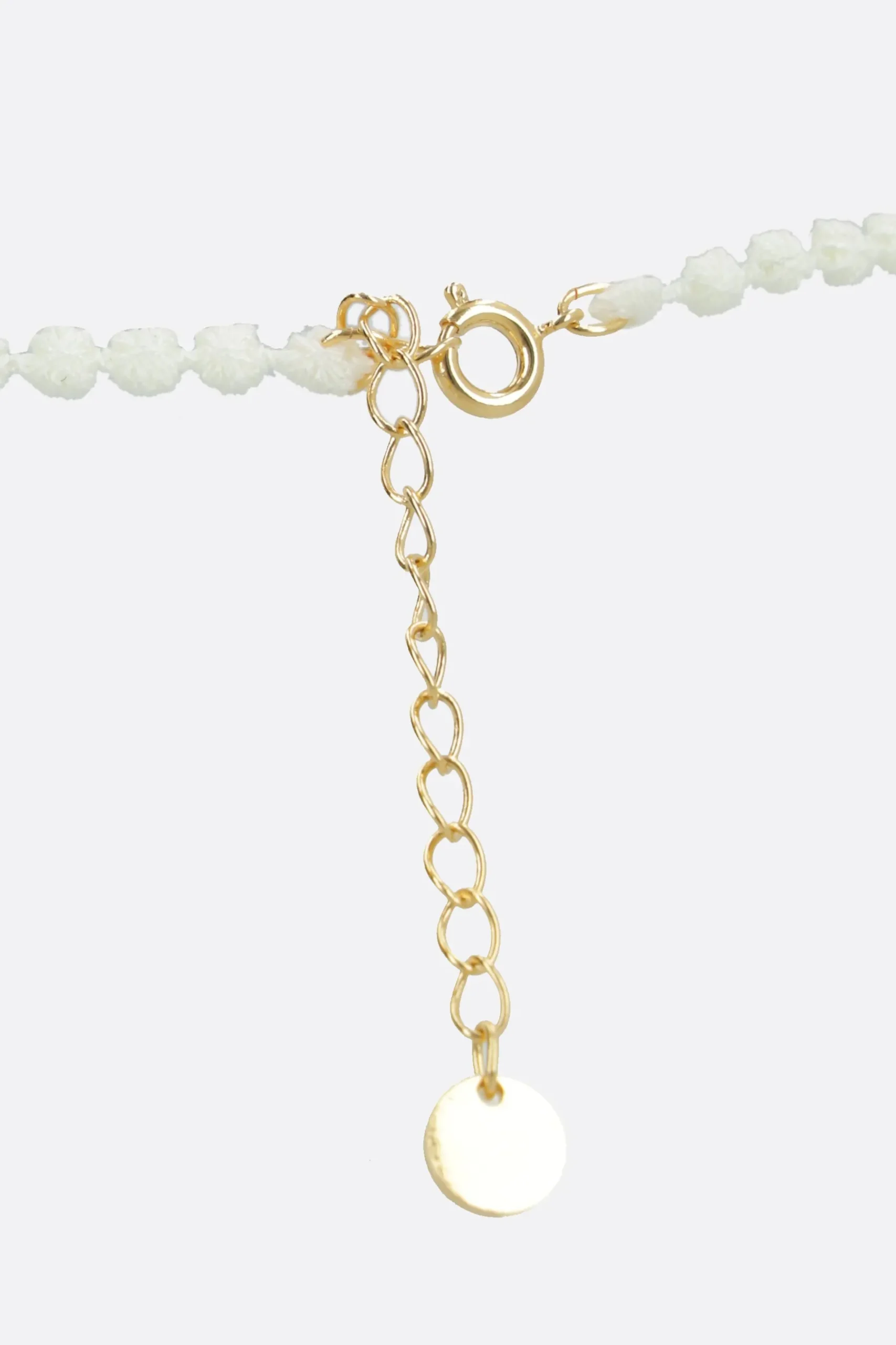 Women UNDERCOVER crochet necklace with beads