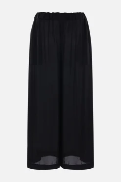 Women COMME DES GARÇONS COMME des GARÇONS crop trousers in technical jersey