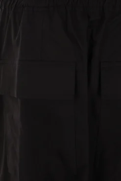 RICK OWENS cropped cotton trousers with drawstring