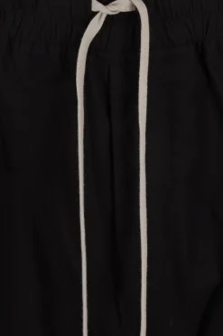 RICK OWENS cropped cotton trousers with drawstring