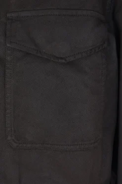 Women LEMAIRE cropped jacket in coated denim