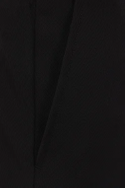 BLACK COMME des GARÇONS cropped straight-leg trousers in drill