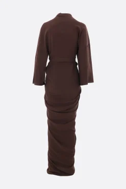 Women RICK OWENS crêpe wrap dress