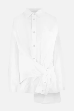 Women BALENCIAGA Cut-Up poplin shirt