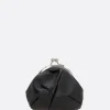 Women Y'S 3D necklace in semi-gloss leather