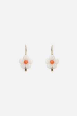 Women ALIITA Daisy earrings in yellow and coral