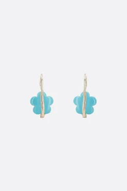Women ALIITA Daisy earrings in yellow and coral