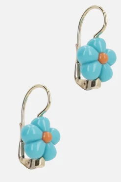 Women ALIITA Daisy earrings in yellow and coral