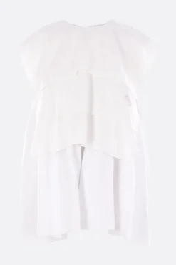Women HODAKOVA Darling sleeveless mini dress in cotton and linen