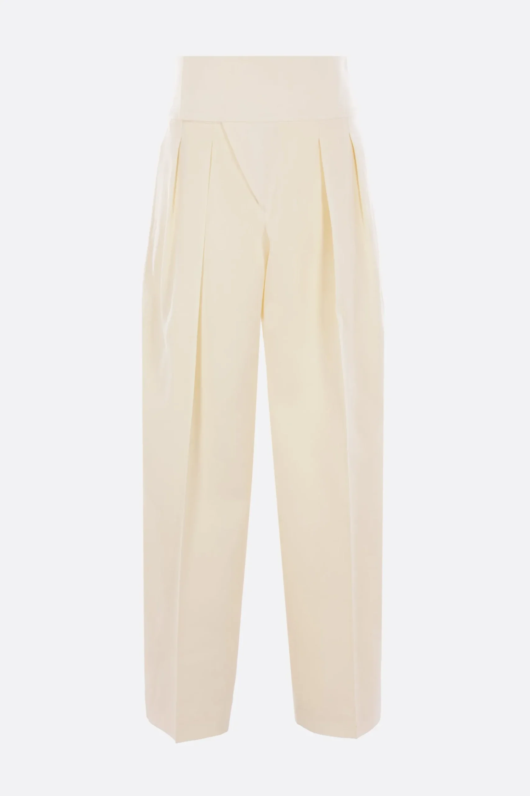 Women JIL SANDER darted trousers in silk blend