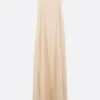 Women UMA WANG Data sleeveless dress in jersey and crepe de chine