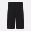Women MM6 deconstructed wool shorts