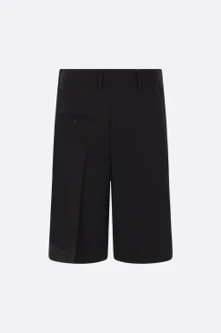 Women MM6 deconstructed wool shorts