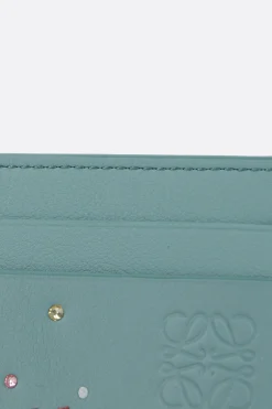 Women LOEWE Deep Sea nappa card case