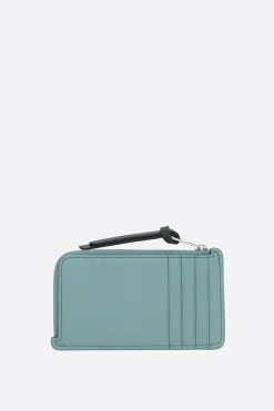 Women LOEWE Deep Sea nappa zipped card case