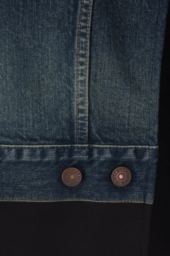 Women JUNYA WATANABE denim and gabardine cape