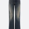 Women BALENCIAGA denim flare jeans