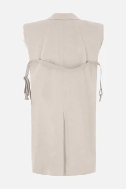 Women RICK OWENS denim oversized vest