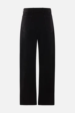 LEMAIRE denim wide-leg twisted jeans