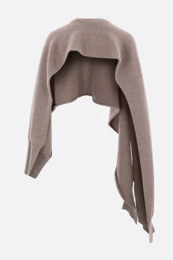 Women NICCOLÒ PASQUALETTI Dilato wool and cashmere cape