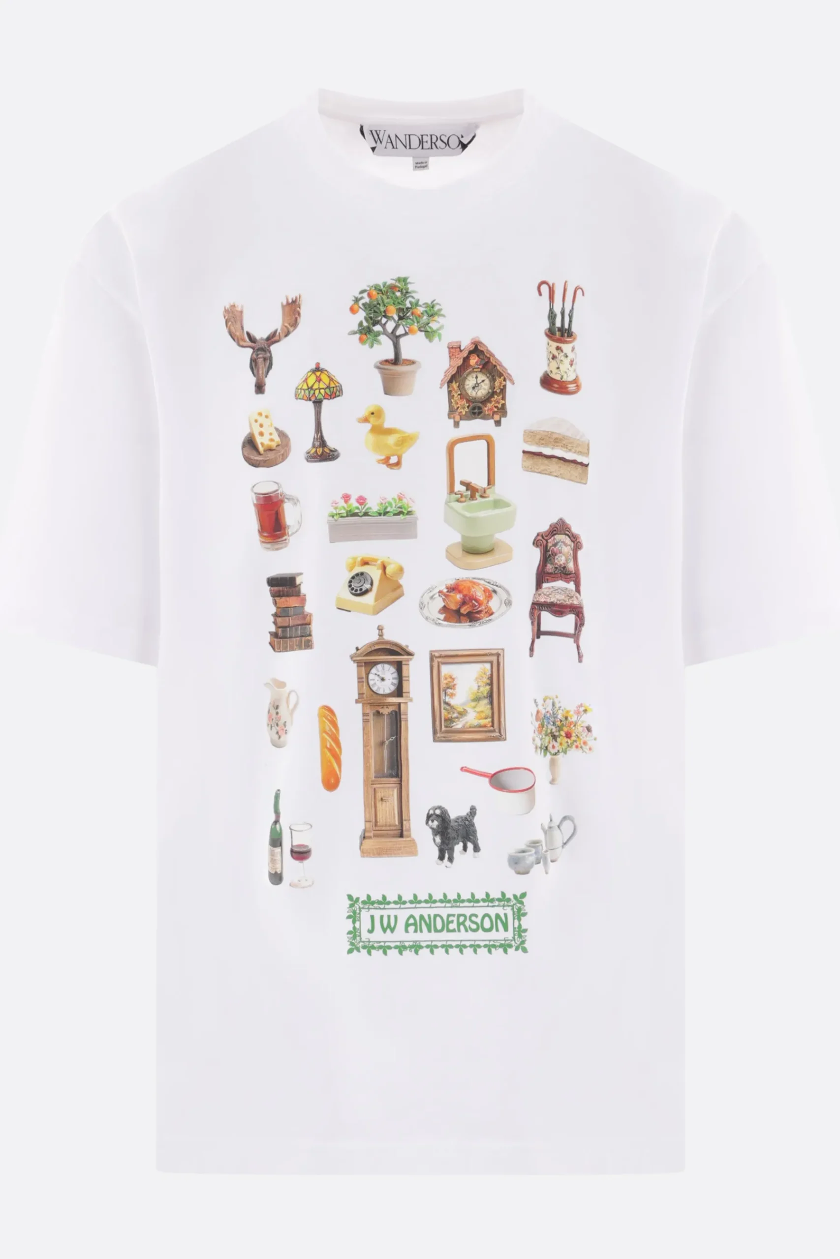 JW ANDERSON Diorama print cotton t-shirt