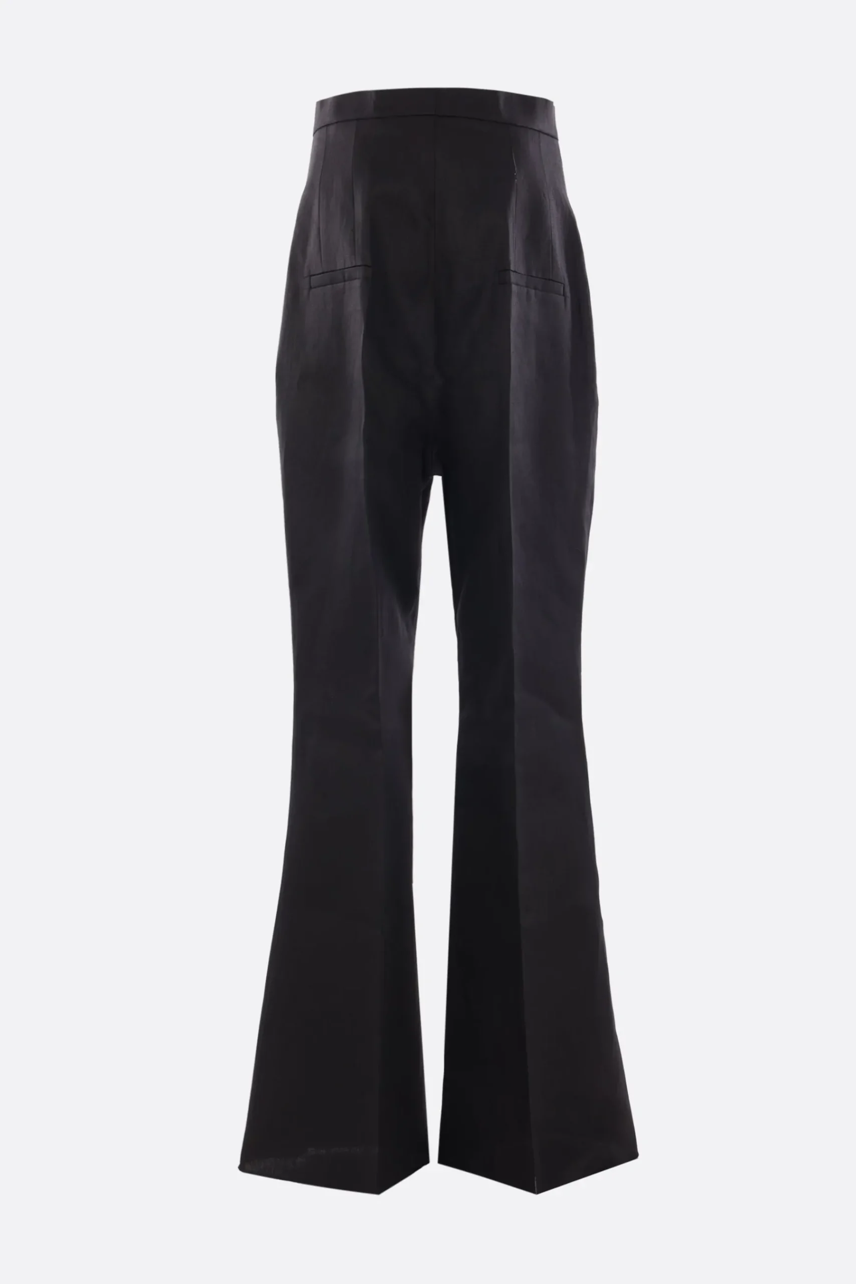 RICK OWENS Dirt Bolan flare trousers in linen