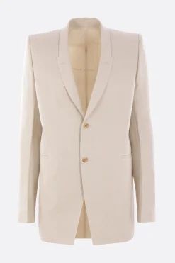 RICK OWENS Dirt Tailored jacket in linen