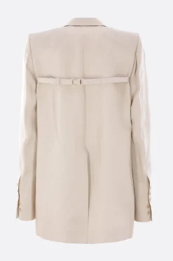 RICK OWENS Dirt Tailored jacket in linen