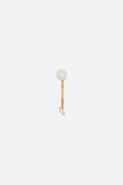 Women DELFINA DELETTREZ Dots Marquise Piercing earring