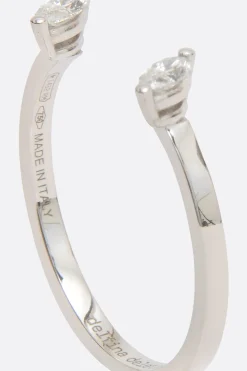 Women DELFINA DELETTREZ Dots Marquise ring
