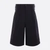 NAMACHEKO double waistband shorts in drill