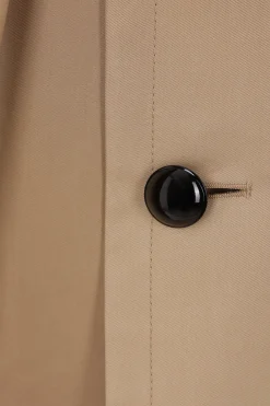 Women SACAI double-breasted trench coat in gabardine