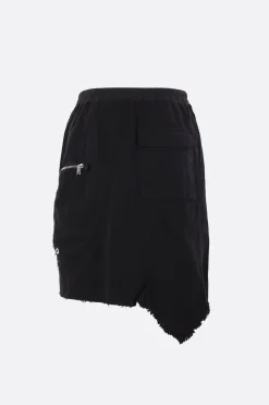 RICK OWENS DRKSHDW Dracca asymmetric skirt in canvas