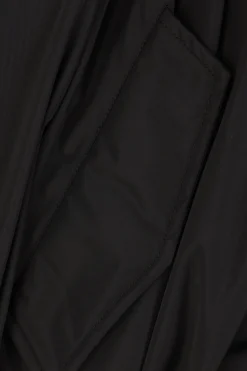 Women BALENCIAGA draped bomber jacket in technical micro faille