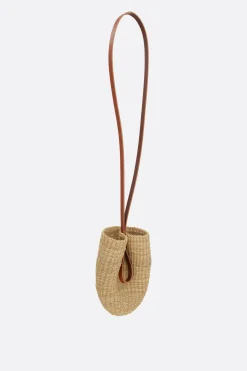 Women INES BRESSAND Drop shoulder bag in straw