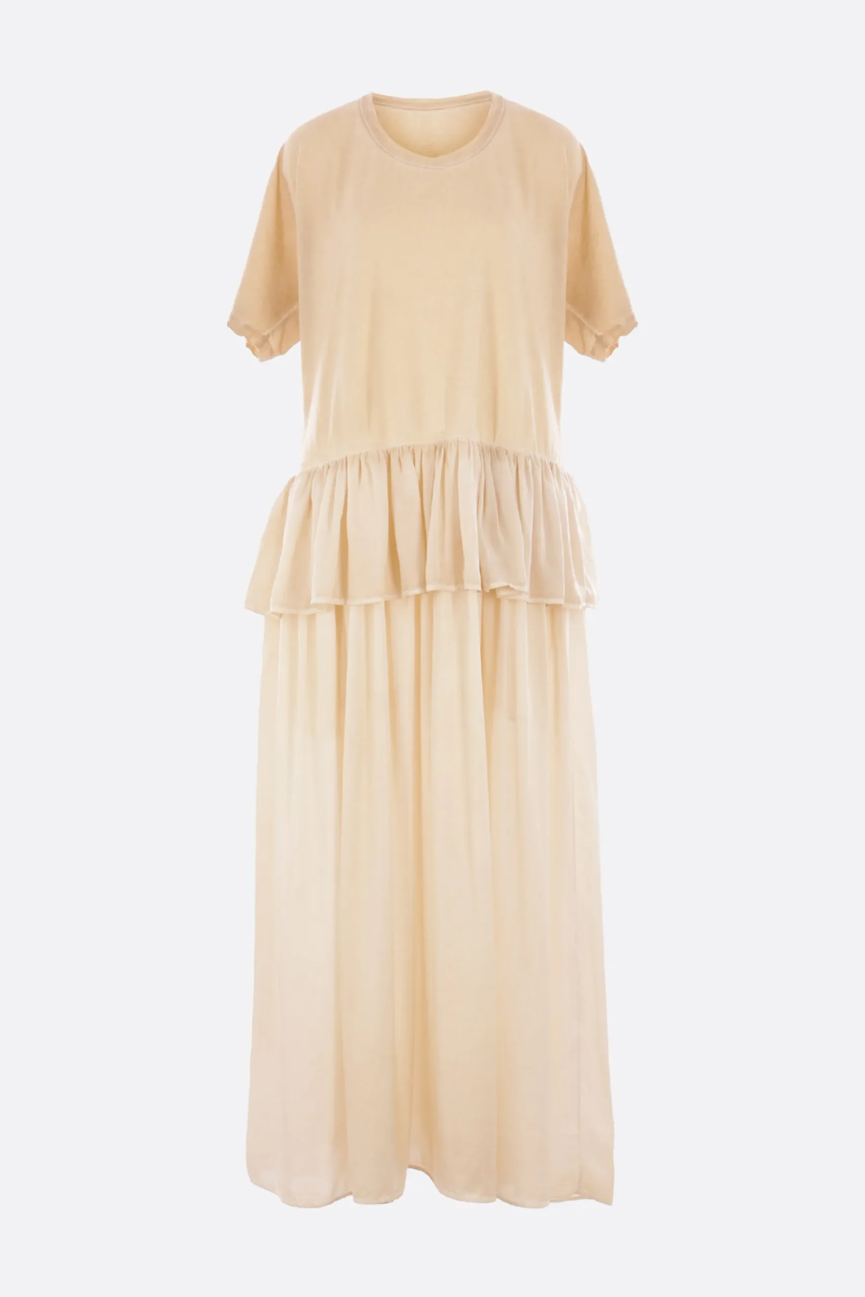 Women UMA WANG Dudi long dress in jersey and silk
